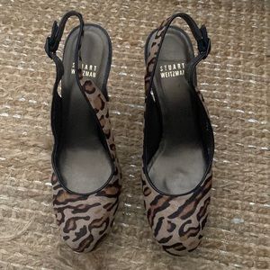 Stuart Weitzman cheetah pumps